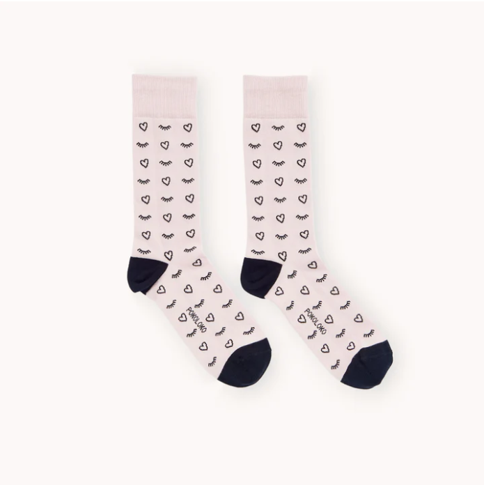 Heart Warmer Print Socks