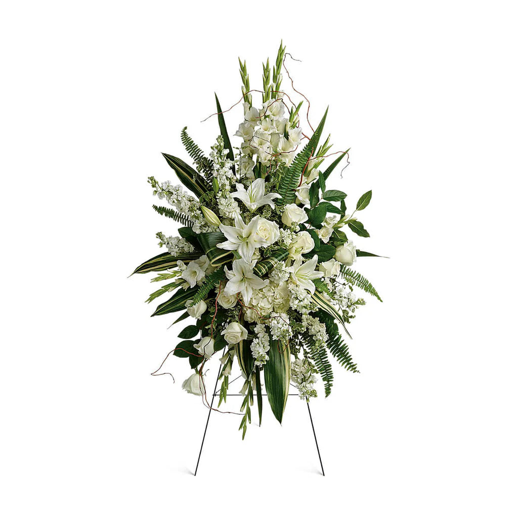 Heartfelt Sympathy Standing Spray: T281-3A