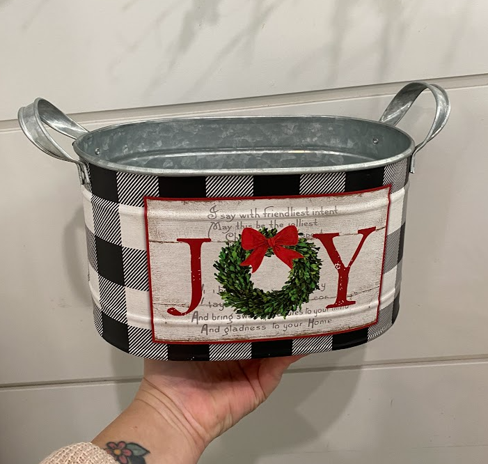 Holiday "JOY" Tins - Various Sizes
