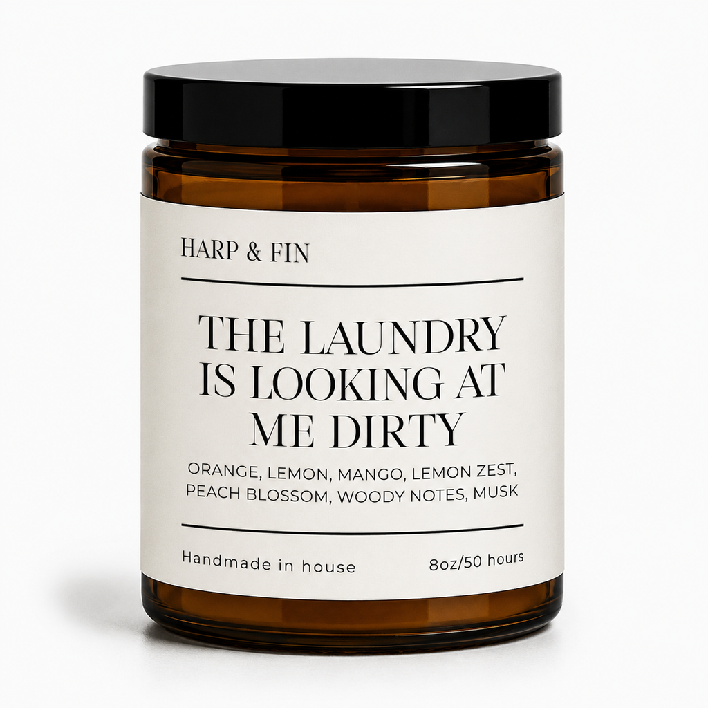 The Laundry Is Looking At Me Dirty | Kindled by Harp & Fin