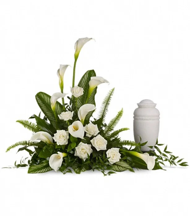Stately Lilies Cremation Arrangement: T217-1A