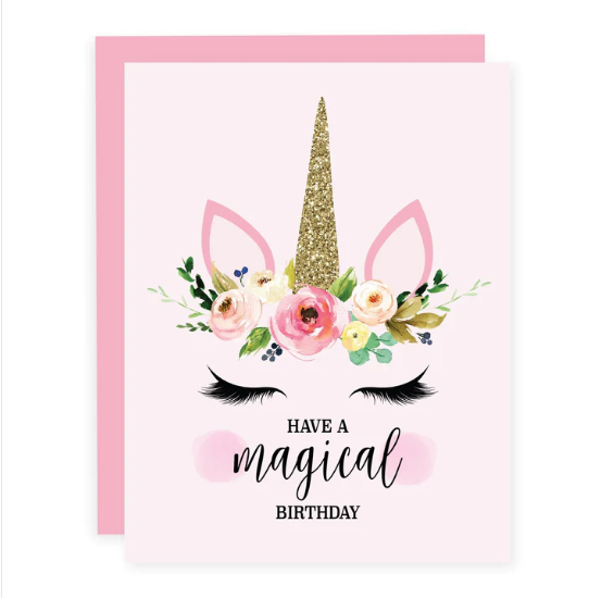 Magical Birthday Unicorn Card