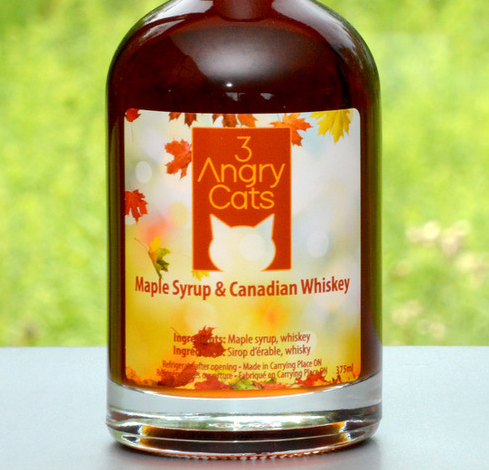 3 Angry Cats Maple Syrup + Canadian Whiskey