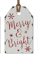Metal Holiday Sign