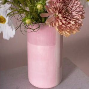Modern Pink Ceramic Vase