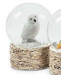 Mini Animal Snow Globes with Wood Base