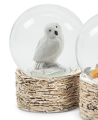 Mini Animal Snow Globes with Wood Base