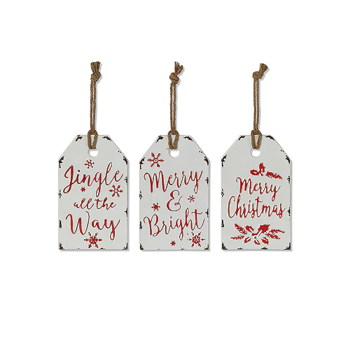 Metal Holiday Sign