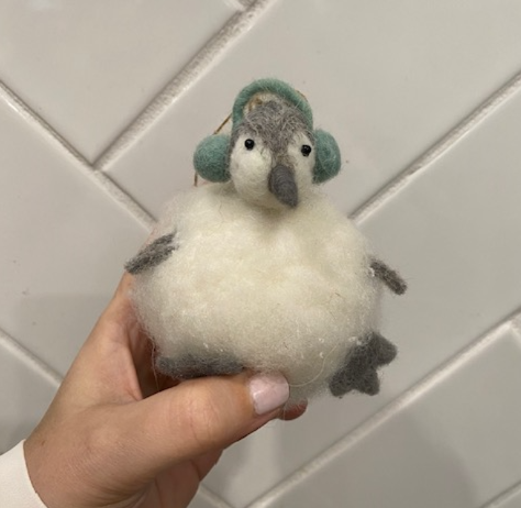 Felt Penguin Ornament