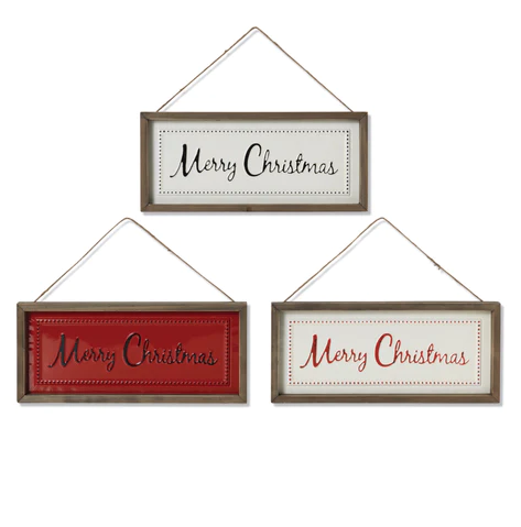 Merry Christmas Wall Sign