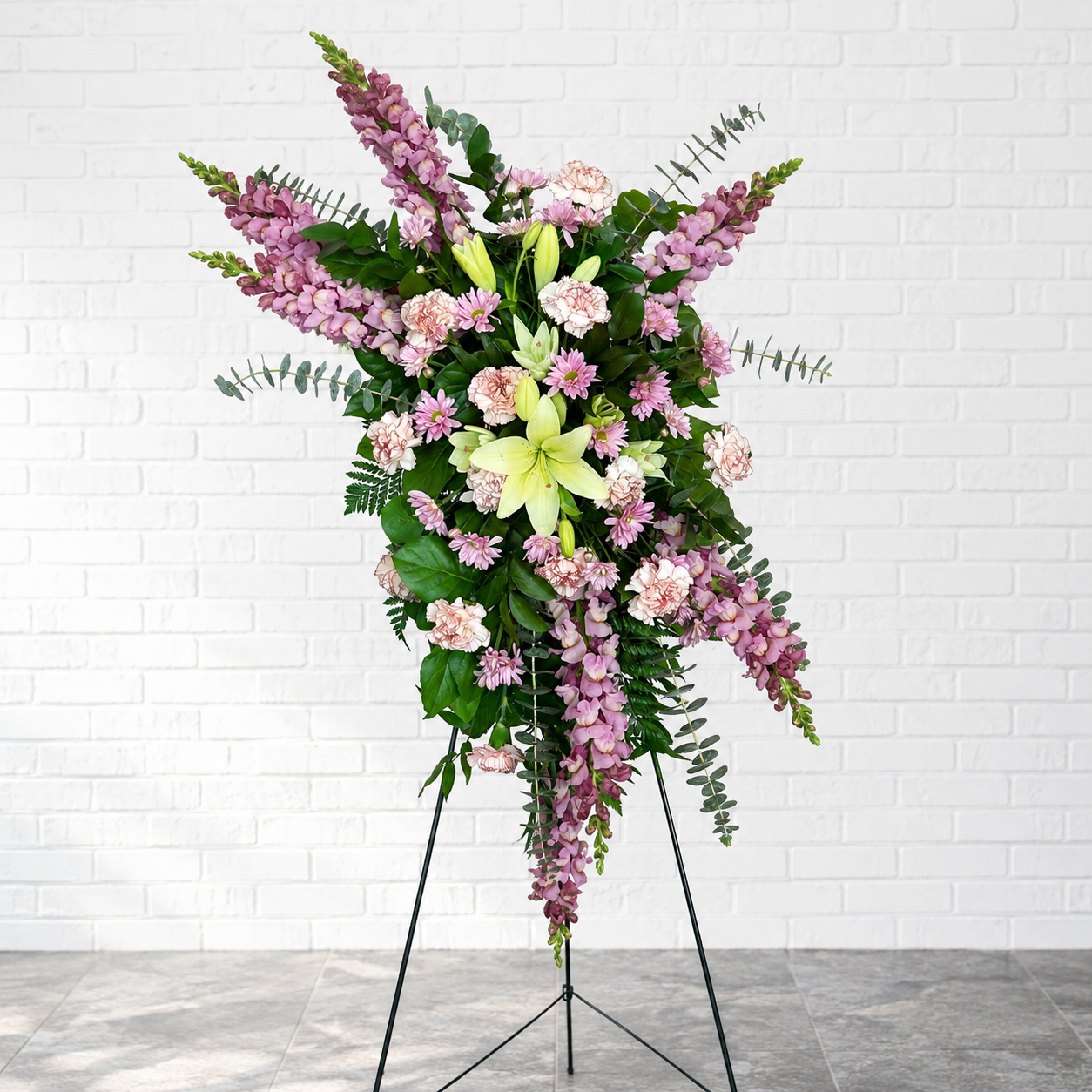 "VIOLET REFLECTIONS" Standing Spray - HF SIGNATURE STYLE
