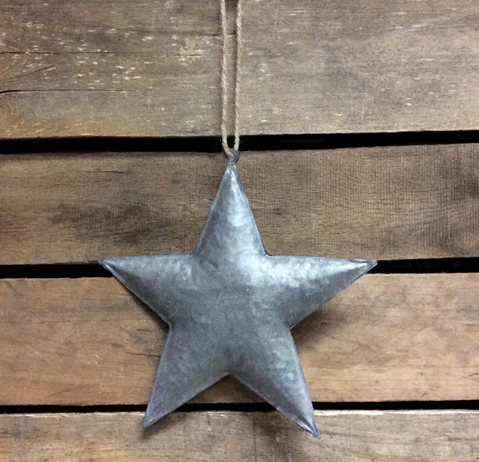 Metal Star Tree Ornament