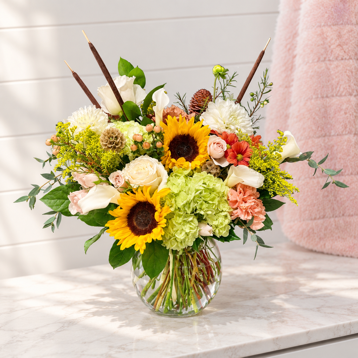 Thanksgiving Harvest Pastel Arrangement