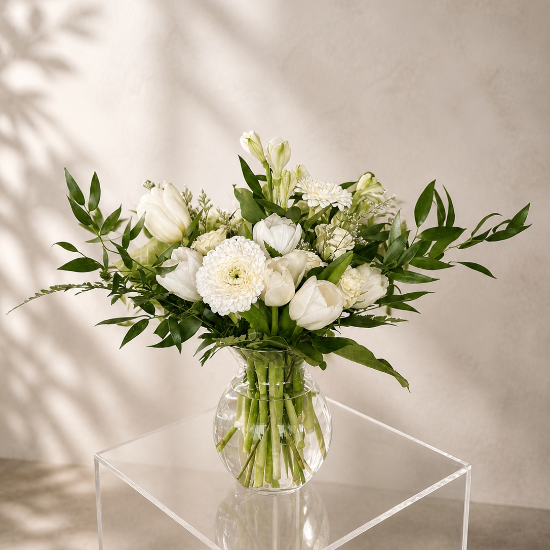 THE PATRICIA All White Arrangement