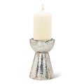 Hammered Pillar Candle Holder