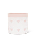 Pink Heart & Dot Pot