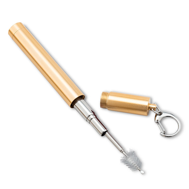Collapsible Straw & Brush