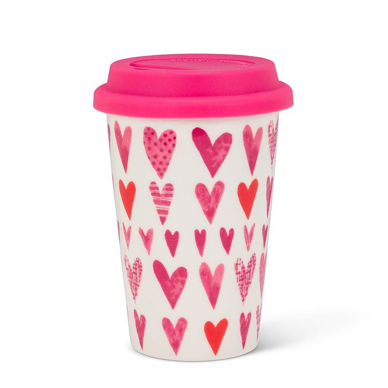 Hearts Travel Mug