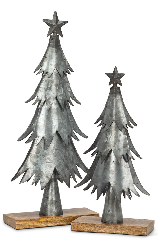 Metal Tree with Star