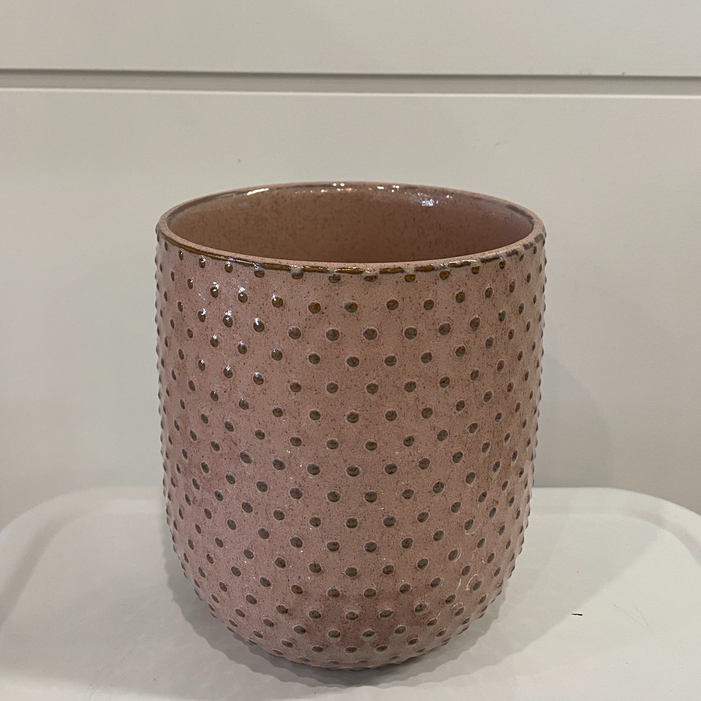Pink Everly  3D Dotted Pot