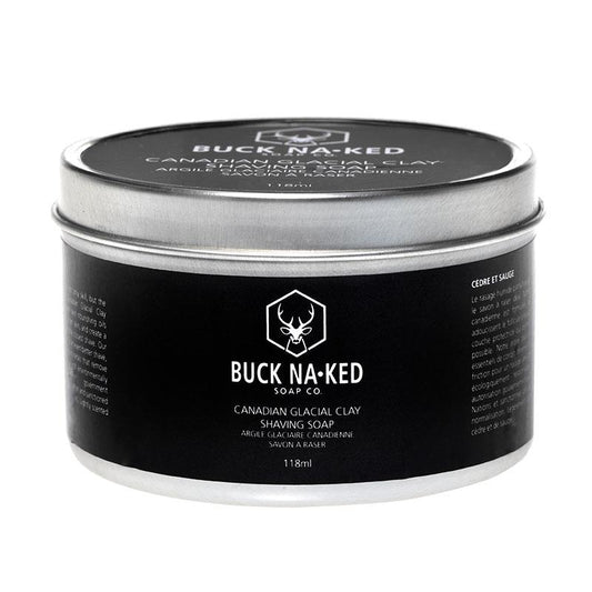Buck Naked Canadian Glacial Clay Shave Soap