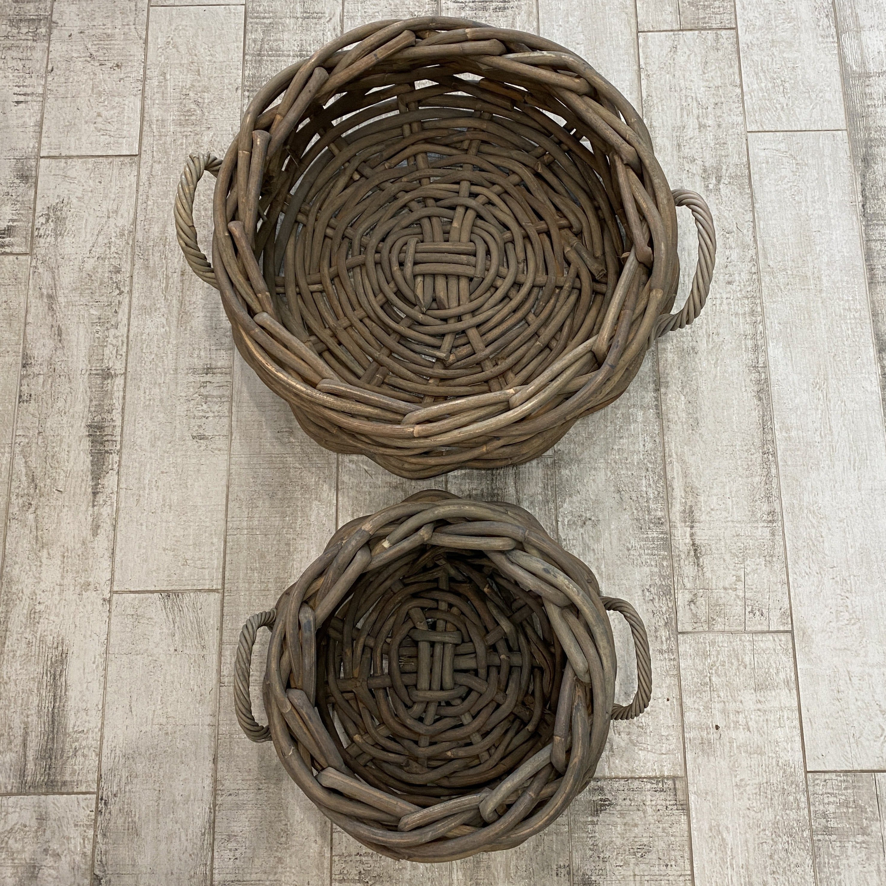 Wood Woven Baskets
