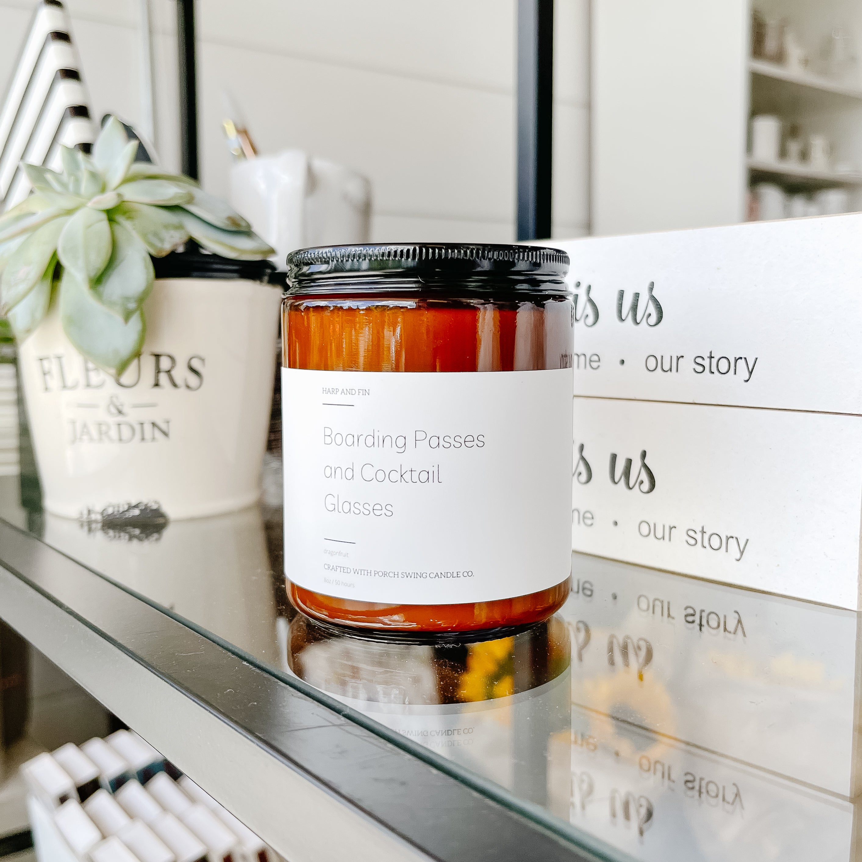 Harp & Fin Amber Jar Candles - Holiday Collection