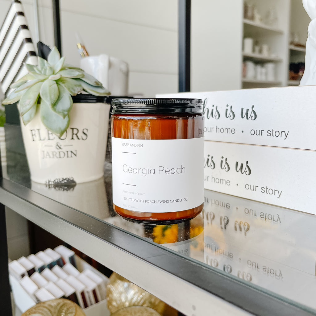 Harp & Fin Amber Jar Candles - Holiday Collection