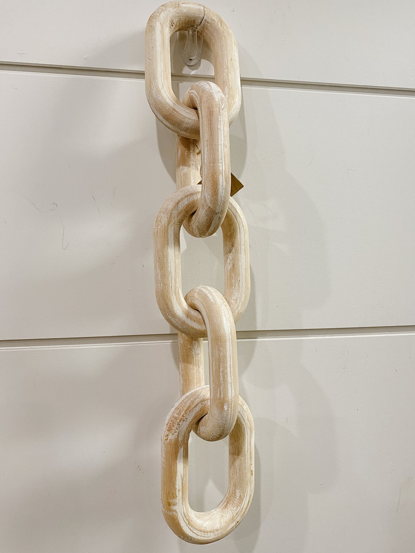 Natural Wooden Linked Ring Decor