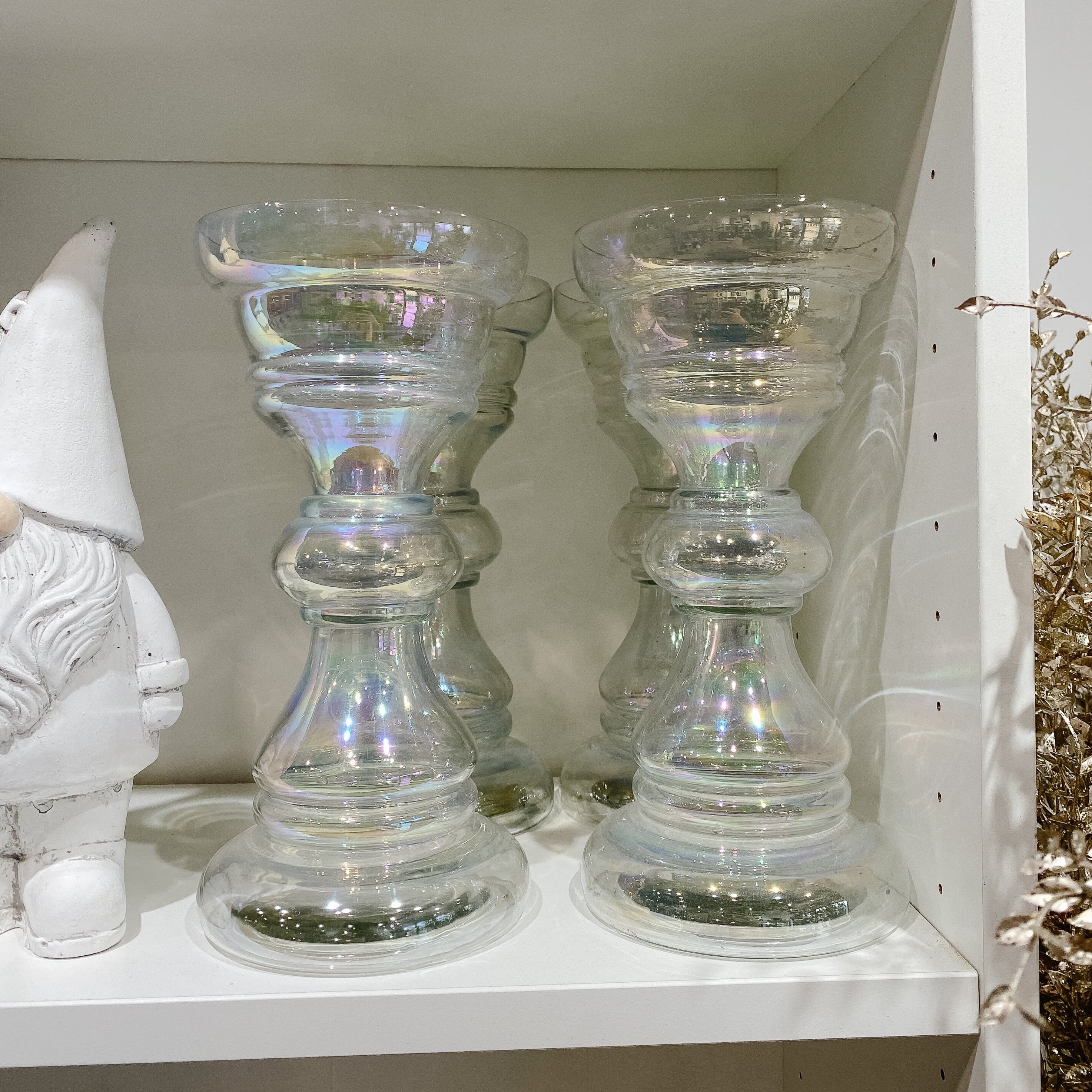 Iridescent Candle Holder