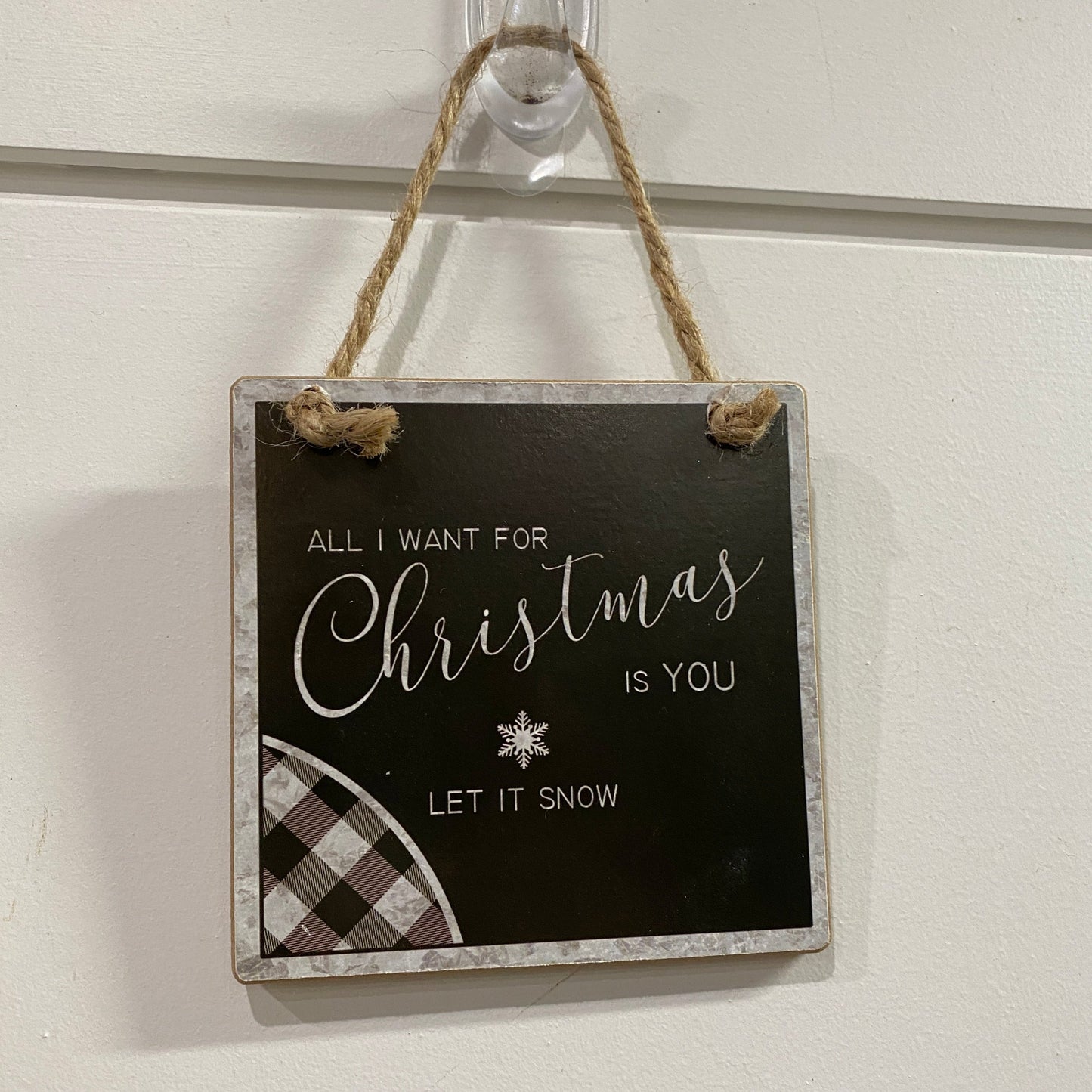 Wooden Holiday Winter Signs