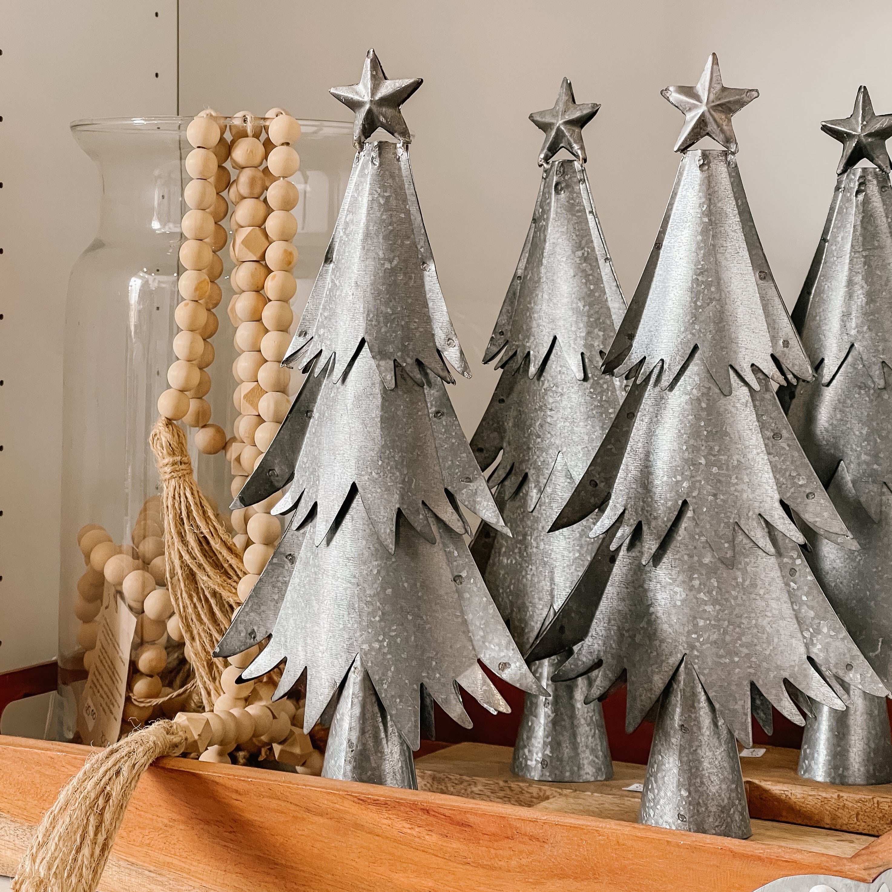 Metal Tree with Star