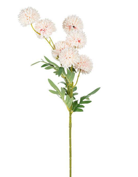 Faux 7-Ball Flower Stem