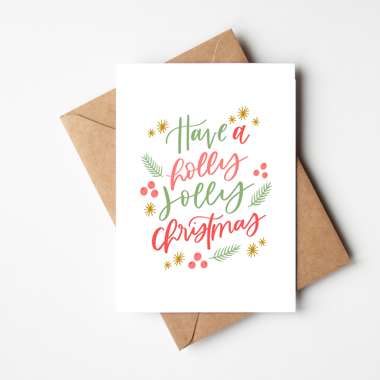 Tiny Print Holiday Greeting Cards