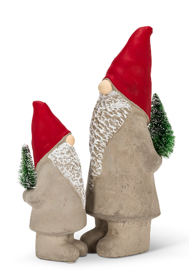 Standing Gnome with Tree