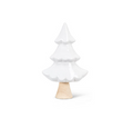 Simple White Ceramic Christmas Tree